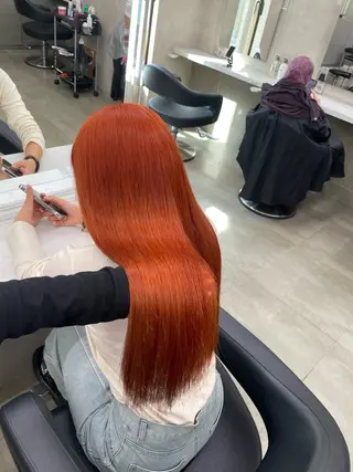 ロング カラー ヘアアレンジ 💗横浜美容室 💗HARUNAのヘアスタイル