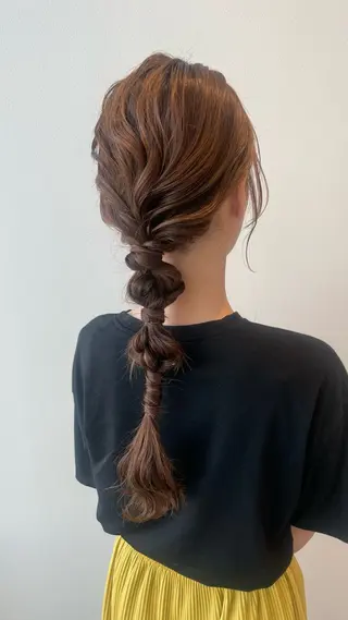 ヘアアレンジ 堀 ゆきみのヘアスタイル