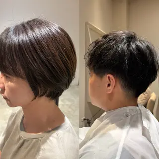 ショート hair make ONE006所属・SAoRi/カット/ ブリーチ/カラーのヘアスタイル