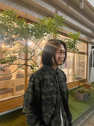 ミディアム mikyo所属・アキモト フウガのヘアスタイル