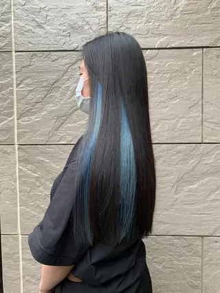 ロング カラー 似合わせウルフ/ レイヤー/山本祐輔のヘアスタイル