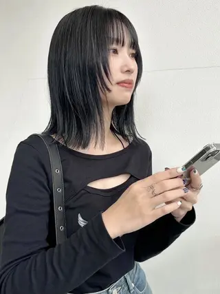 ミディアム rino/カット /レイヤー/名古屋のヘアスタイル