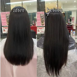 ロング salowin所属・ハイトーンカラー 馬場みなみのヘアスタイル