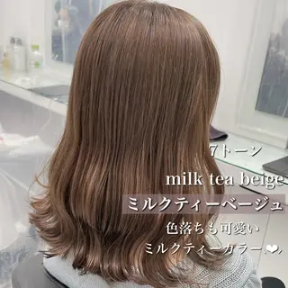 ロング カラー ヘアアレンジ 透け上品ハイトーン 職人ゆうと🤍のヘアスタイル