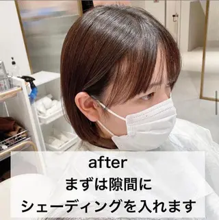 ミディアム 韓国くびれレイヤー 🇰🇷はづきのヘアスタイル