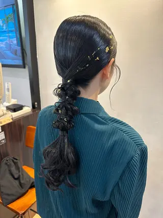 ロング LEWIN ginza所属・🫧パーマモデル /mikuのヘアスタイル