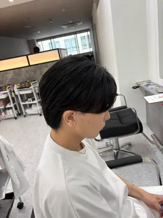 メンズ ハイトーン/ダブル カラー/akihoのヘアスタイル