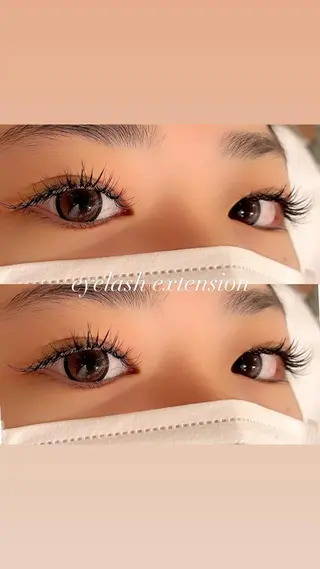 マツエク・マツパ PINQ she所属・LaBless Ayana👀🤍のヘアスタイル