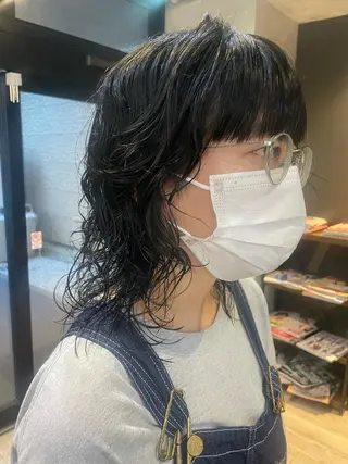 ミディアム EIGHT 野々市 イトウミサキのヘアスタイル