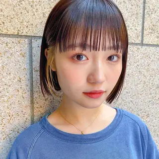 カラー 🌈今野佑哉 ショートボブブリーチのヘアスタイル