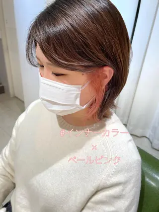 ミディアム カラー eins.hair所属・過去一の柔髪ヘア 🌿einshairのヘアスタイル