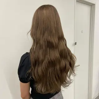 ロング トレンドモテカラー 🩷色落ちまで可愛くのヘアスタイル