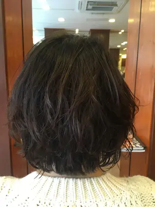 ミディアム パーマ ✨🌿大人可愛い愛さ れhair🌿✨松本のヘアスタイル