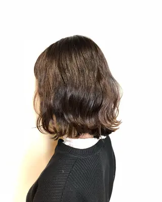 ミディアム 冨田 義智のヘアスタイル