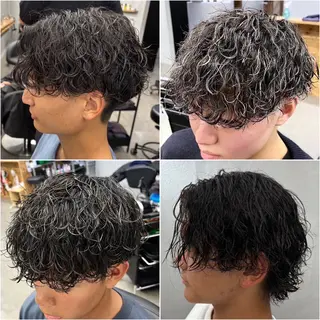 ミディアム カラー パーマ メンズ メンズ支持率NO.1 マサキのヘアスタイル