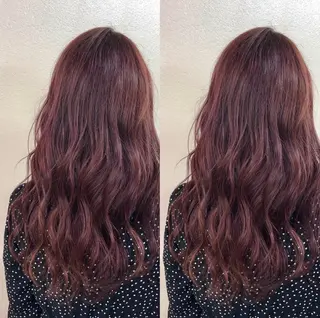 ロング カラー くすみミルクティー／ ブラウン🪡TOWAのヘアスタイル