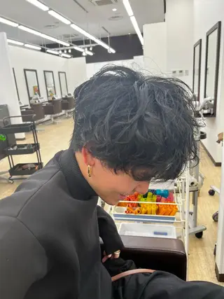 パーマ メンズ TELAHAIR所属・鵜殿 力也のヘアスタイル