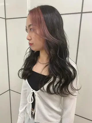 セミロング カラー 🧡色落ちまで2度綺 麗なカラー🧡ヨシキのヘアスタイル