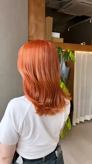 セミロング カラー 土屋 愛海のヘアスタイル