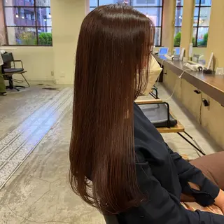 ロング 田中 鈴乃のヘアスタイル