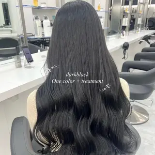 ロング カラー 韓国ワンホンヘア 🎀SHIONEのヘアスタイル