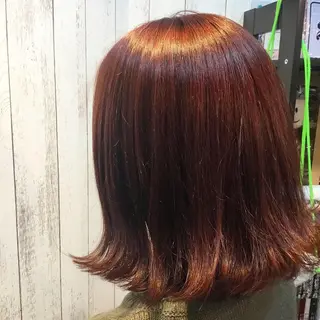 ミディアム カラー embrace エンブレイスのヘアスタイル