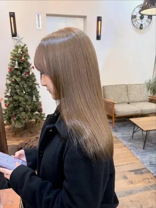 ロング Belle 並木通り店所属・rena/ パーマ/カラーのヘアスタイル