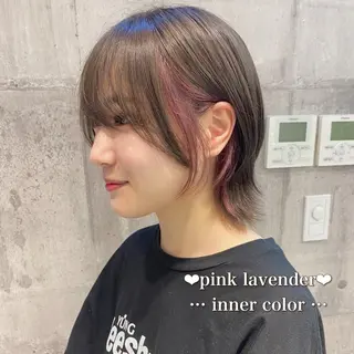 ショート カラー ヘアアレンジ メンズ キッズ お悩み解決美容師 💐AMIのヘアスタイル