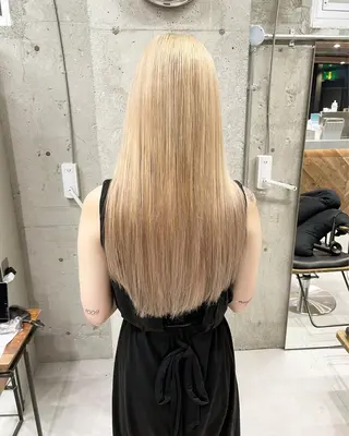 ロング カラー ヘアアレンジ TATSUYA アートディレクターのヘアスタイル