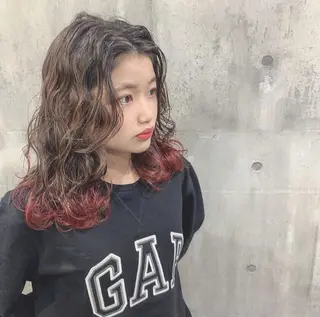 セミロング カラー KANA 駐車場ありお子様歓迎のマツエク・マツパデザイン