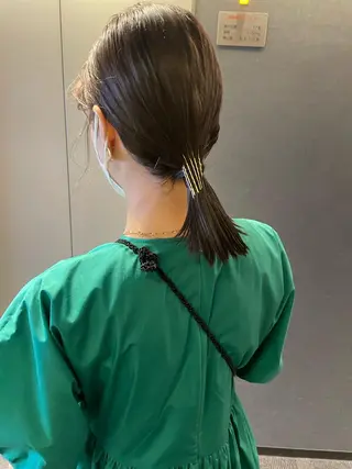 ミディアム カラー パーマ ヘアアレンジ メンズ キッズ ネイル マツエク・マツパ アイブロウ tatsumi/ボブ ウルフ/レイヤーのヘアスタイル