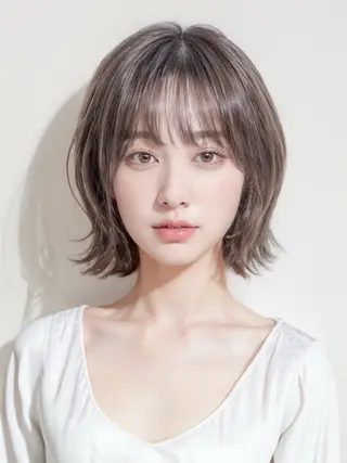 ロング カラー 透明感カラー 龍星のヘアスタイル