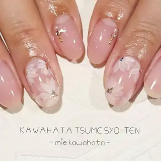 ネイル 川畑爪商店 品川高輪 同時施術が人気🌿のネイルデザイン