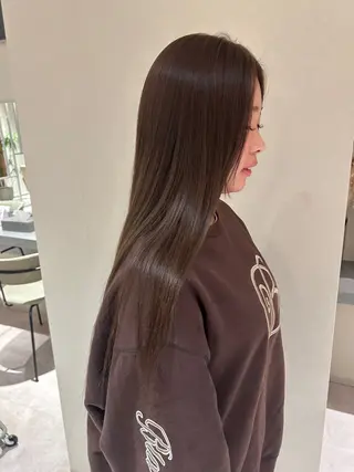 ロング 木村 那奈のヘアスタイル