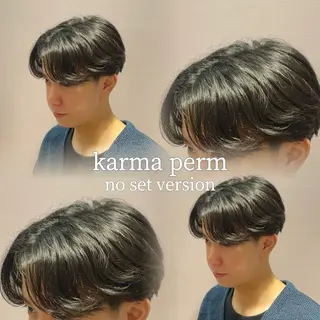 メンズ 夏向/ハイトーン /パーマのヘアスタイル