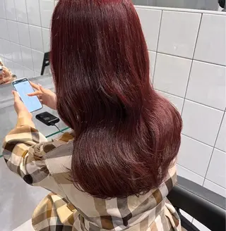 ロング カラー みう/仙台/暖色/ 艶髪/顔周りカット/のヘアスタイル