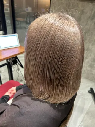 ミディアム Kobayashi ハイライト/ショートのヘアスタイル