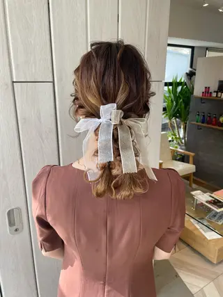 ミディアム 永井 瑞穂のヘアスタイル