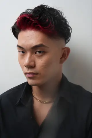 ショート カラー パーマ メンズ kaming所属・メンズ特化💈/ 長谷川翼のヘアスタイル