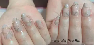 セミロング ネイル ネイルスタジオ シェイクユアハンズのネイルデザイン