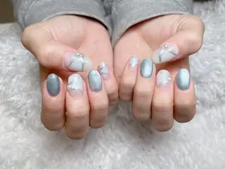 ネイル ki🍒🍒 ki ツルツルネイルのネイルデザイン