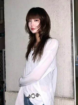 ロング CACHÉ所属・大阪/堀江/ いわもと　りゅうやのヘアスタイル