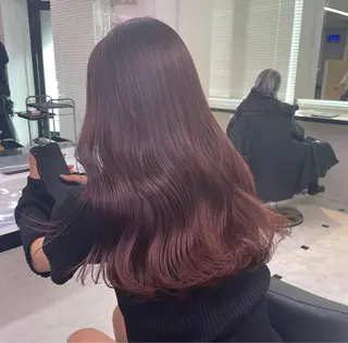 ミディアム カラー パーマ ヘアアレンジ メンズ キッズ ネイル マツエク・マツパ アイブロウ ダブルカラー特化💖 韓国ヘア💖りくのヘアスタイル