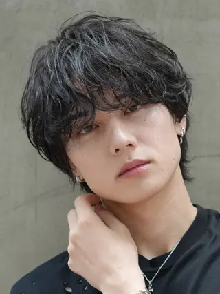 パーマ メンズ 原宿 フェザーパーマ fifth イノウエのヘアスタイル