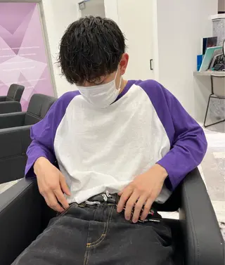 ショート パーマ メンズ 【代表】 辻龍樹のヘアスタイル