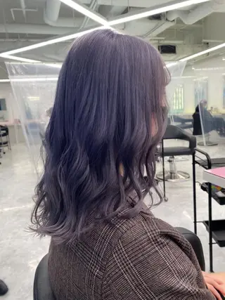 セミロング 💍大人デザイン /ハイトーン♡リクトのヘアスタイル