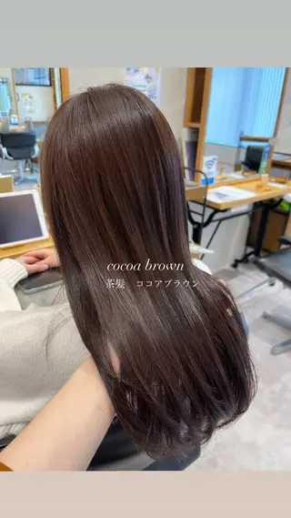 セミロング 艶カラー asukaのヘアスタイル