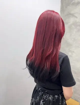 ロング カラー ルプラボウ/ 聖花/透明感カラーのヘアスタイル