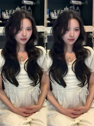 ロング カラー 艶カラー♡クール トレンドヘア♡アユミのヘアスタイル