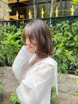 ミディアム 垂水　山口 永悟のヘアスタイル